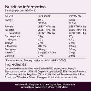 The Brain Drink for Calm & Clarity (300ml)⁺