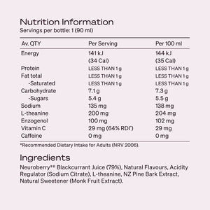 The Brain Shot for Performance (98ml)⁺