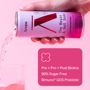 The Brain & Gut Soda⁺ Raspberry Lemonade