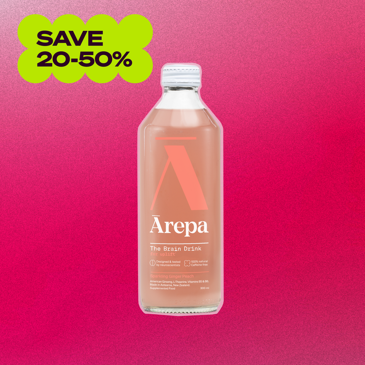 SALE - For Uplift† - Ginger Peach Flavour (300ml)