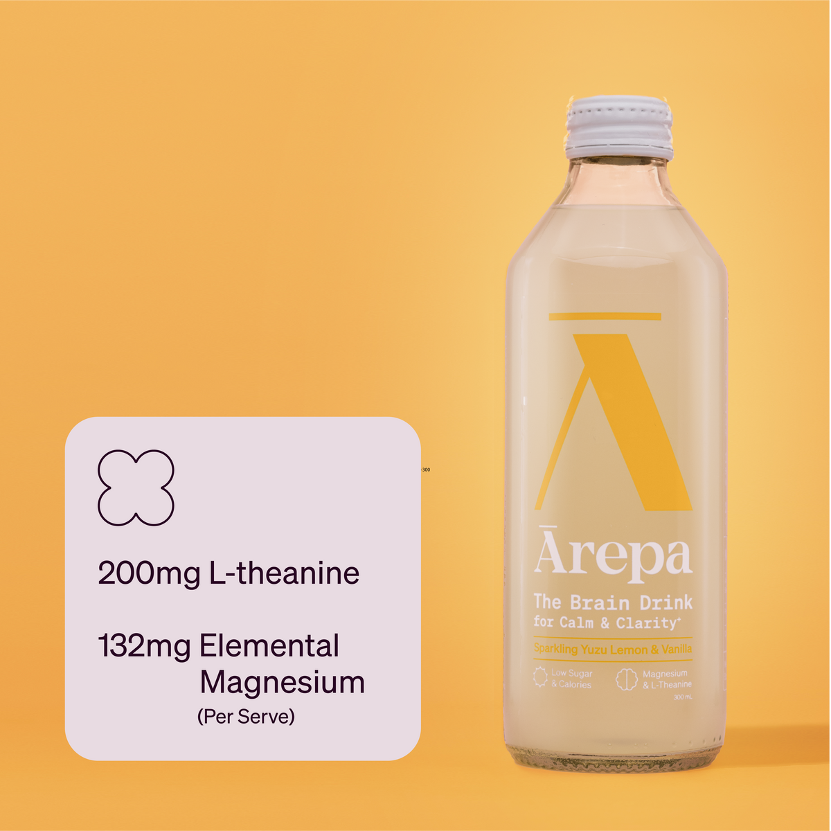 For Calm & Clarity⁺ - Yuzu Lemon & Vanilla Flavour (300ml)