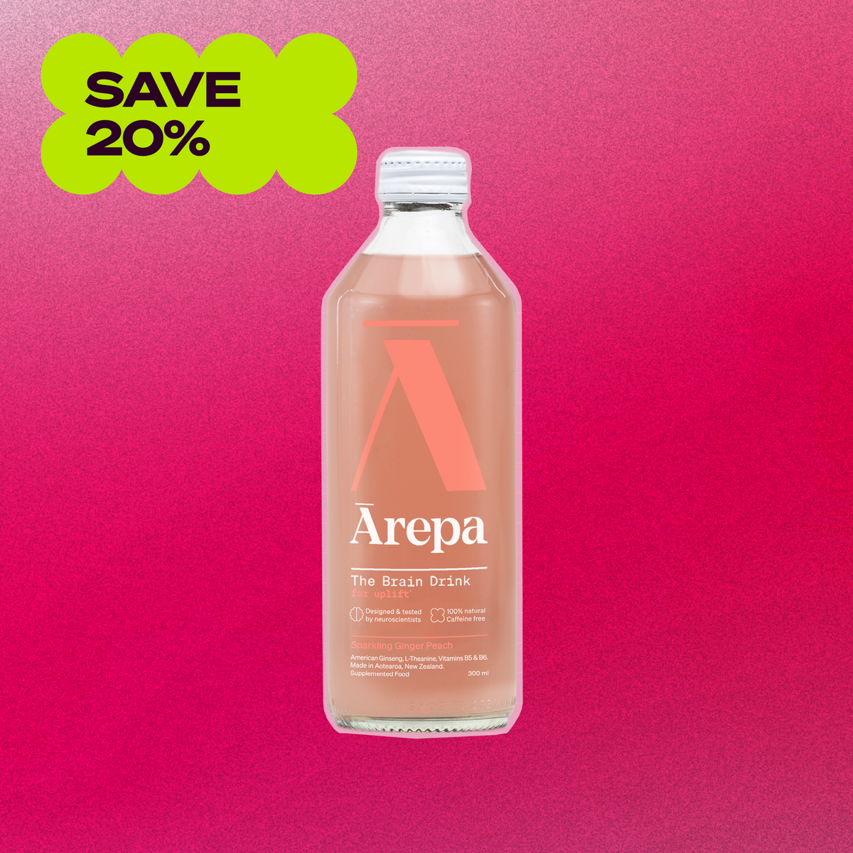 SALE - For Uplift† - Ginger Peach Flavour (300ml)